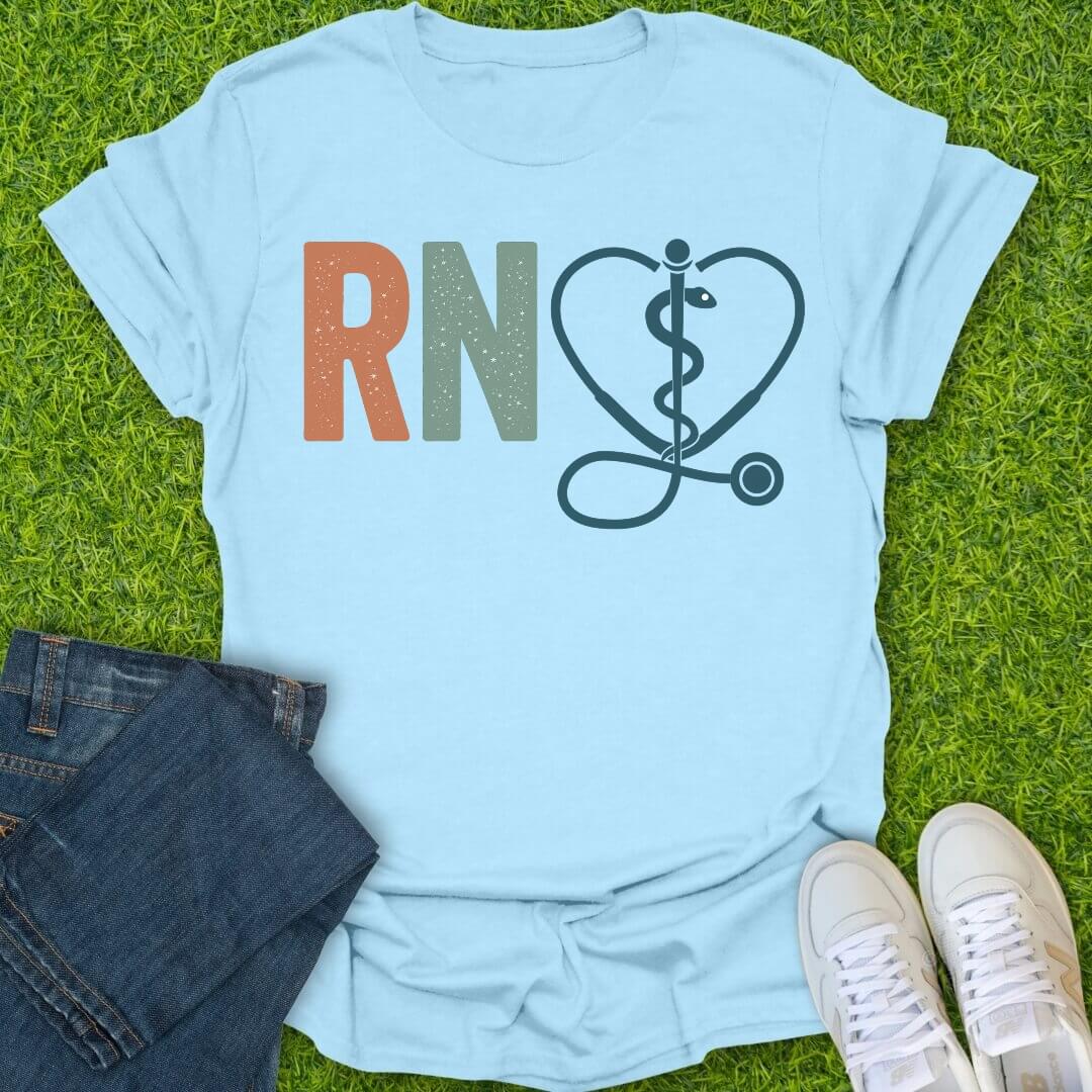 T-Shirt Light Blue / S RN Crest Tee