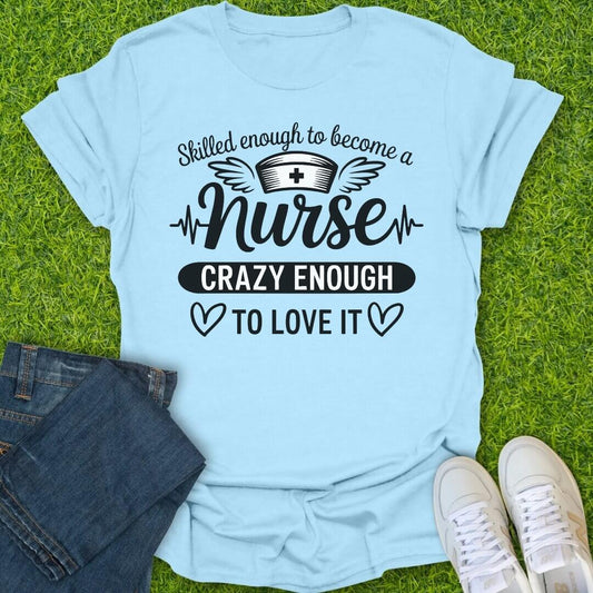 T-Shirt Light Blue / S Skilled Enough Tee