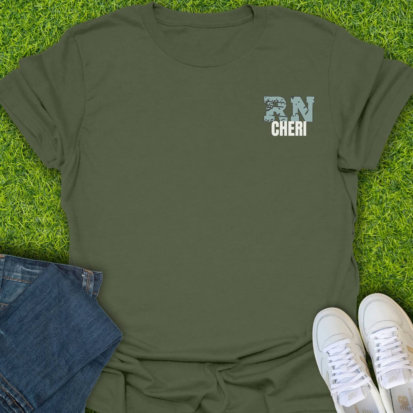 T-Shirt Military Green / S Custom RN Identity Tee
