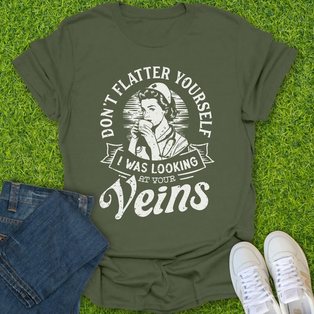 T-Shirt Military Green / S Don't Flatter Yourself Tee