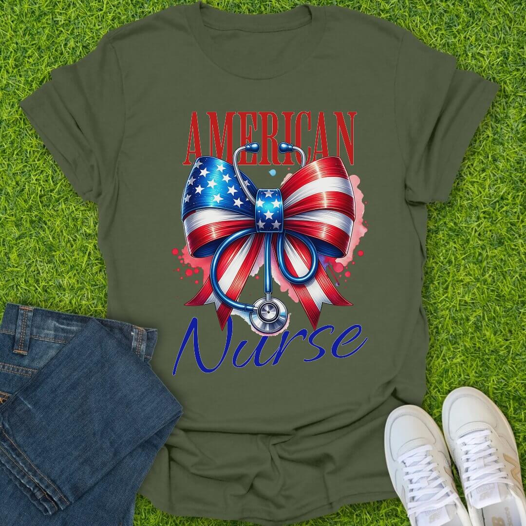 T-Shirt Military Green / S Freedom To Care Tee