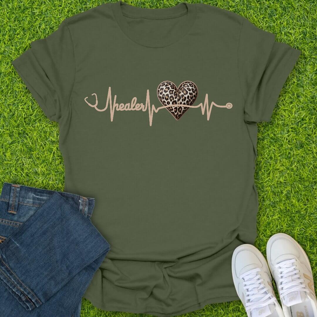 T-Shirt Military Green / S Healer Pulse Tee
