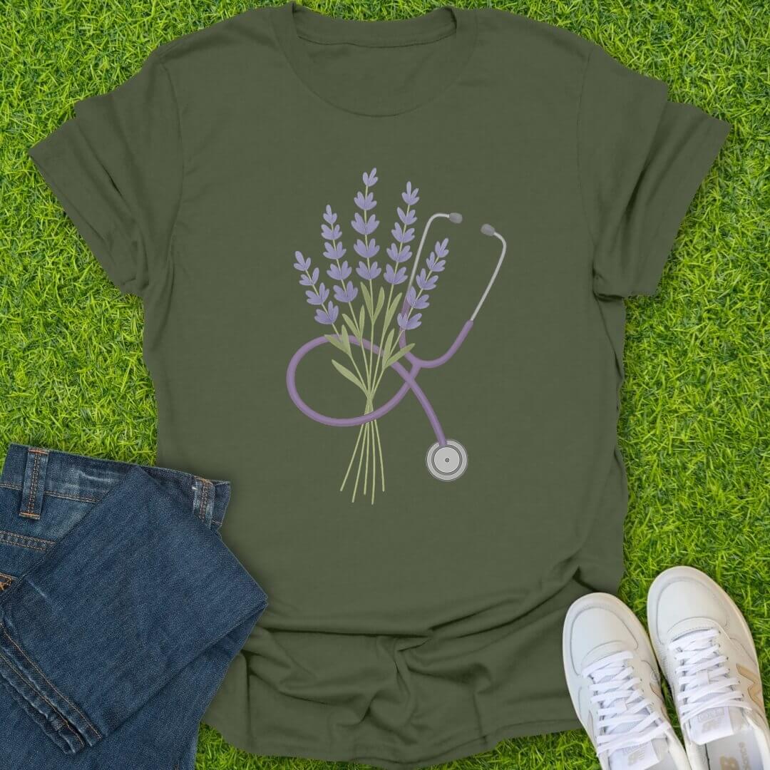 T-Shirt Military Green / S Lavender Tee