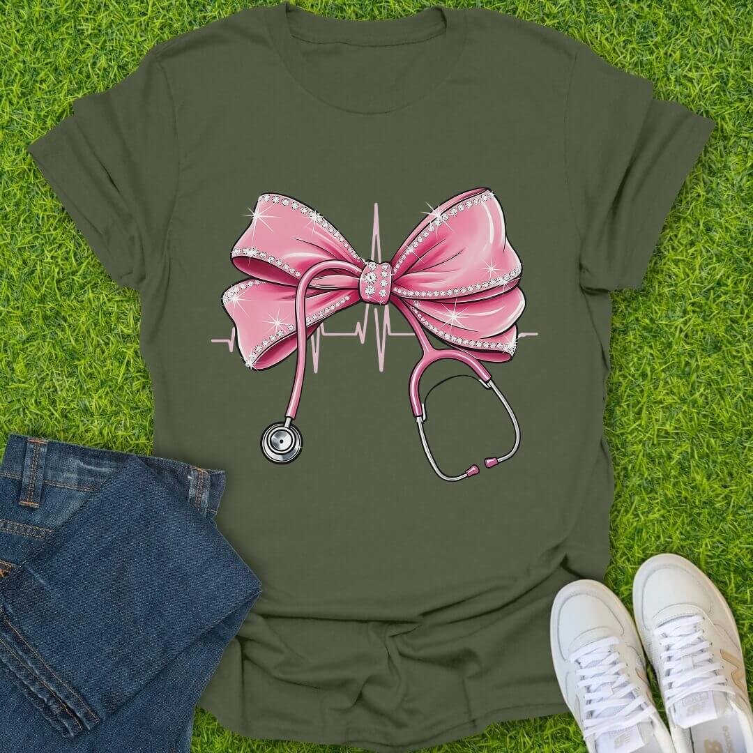 T-Shirt Military Green / S Nurse Glam Tee