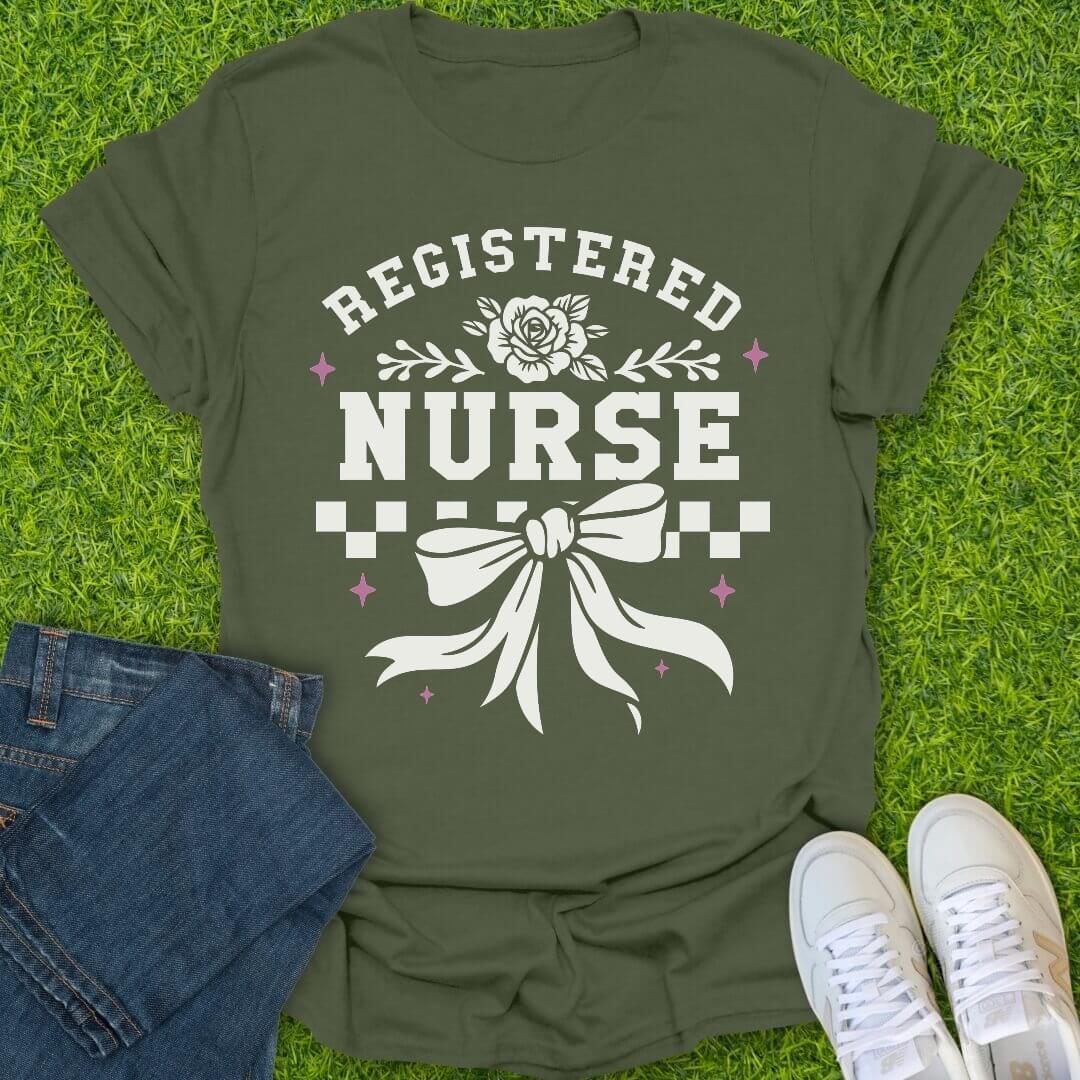 T-Shirt Military Green / S Tied Up In Care Tee