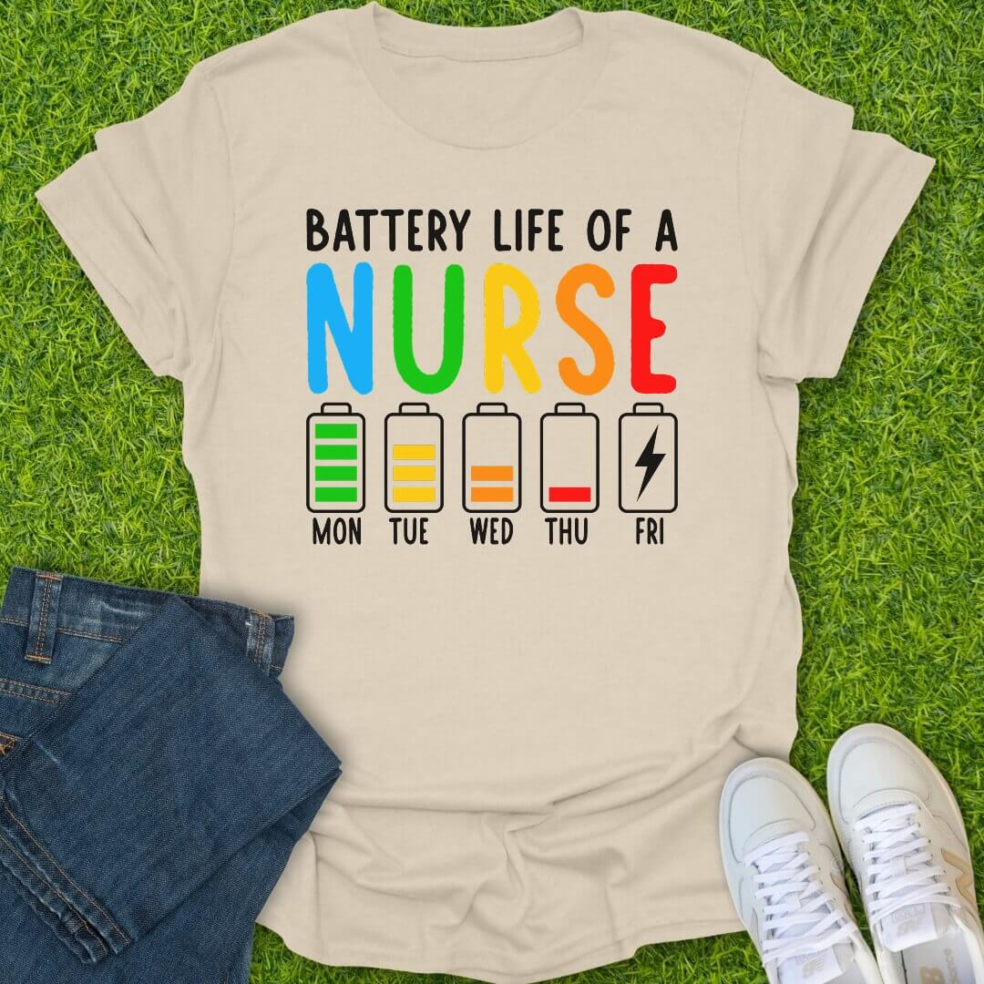 T-Shirt Natural / S Battery Life Tee