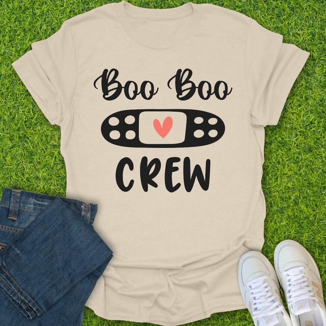 T-Shirt Natural / S Boo Boo Crew Tee