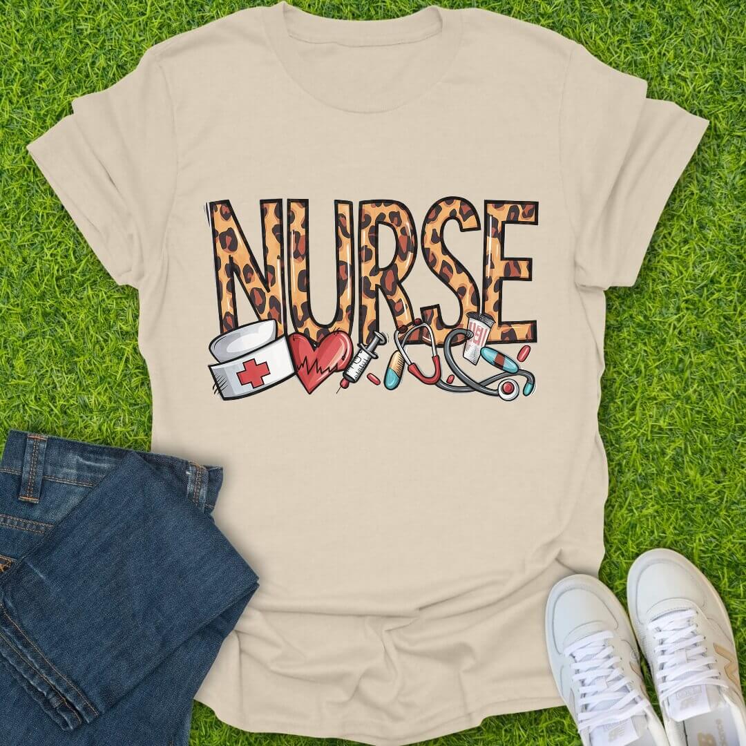 T-Shirt Natural / S Fierce Nurse Energy Tee