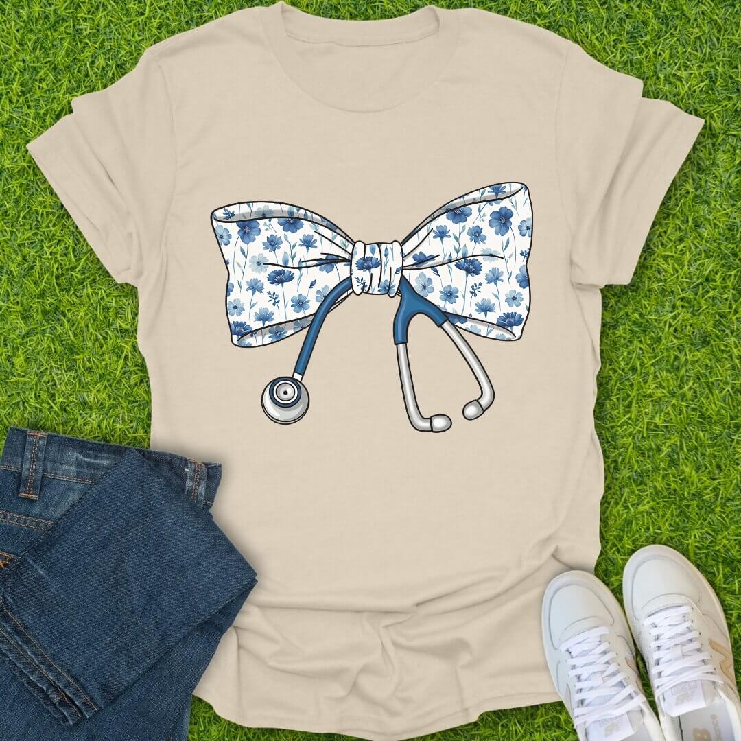 T-Shirt Natural / S Healing In Blue Tee