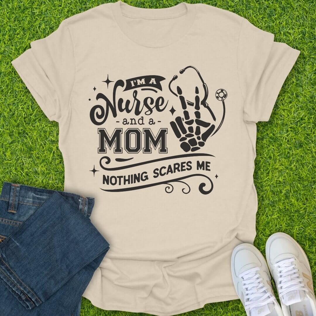 T-Shirt Natural / S I Am A Nurse & A Mom Tee
