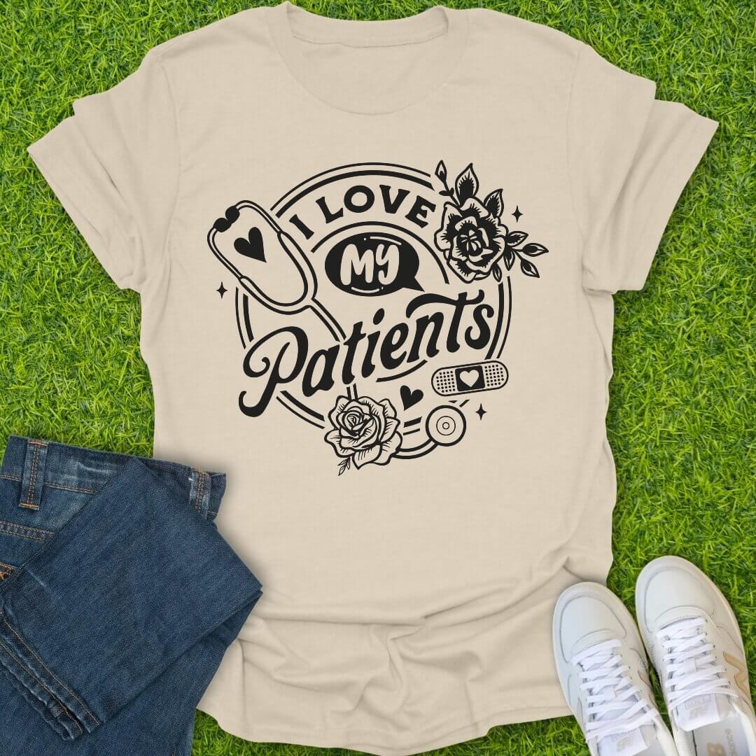 T-Shirt Natural / S I Love My Patients Tee