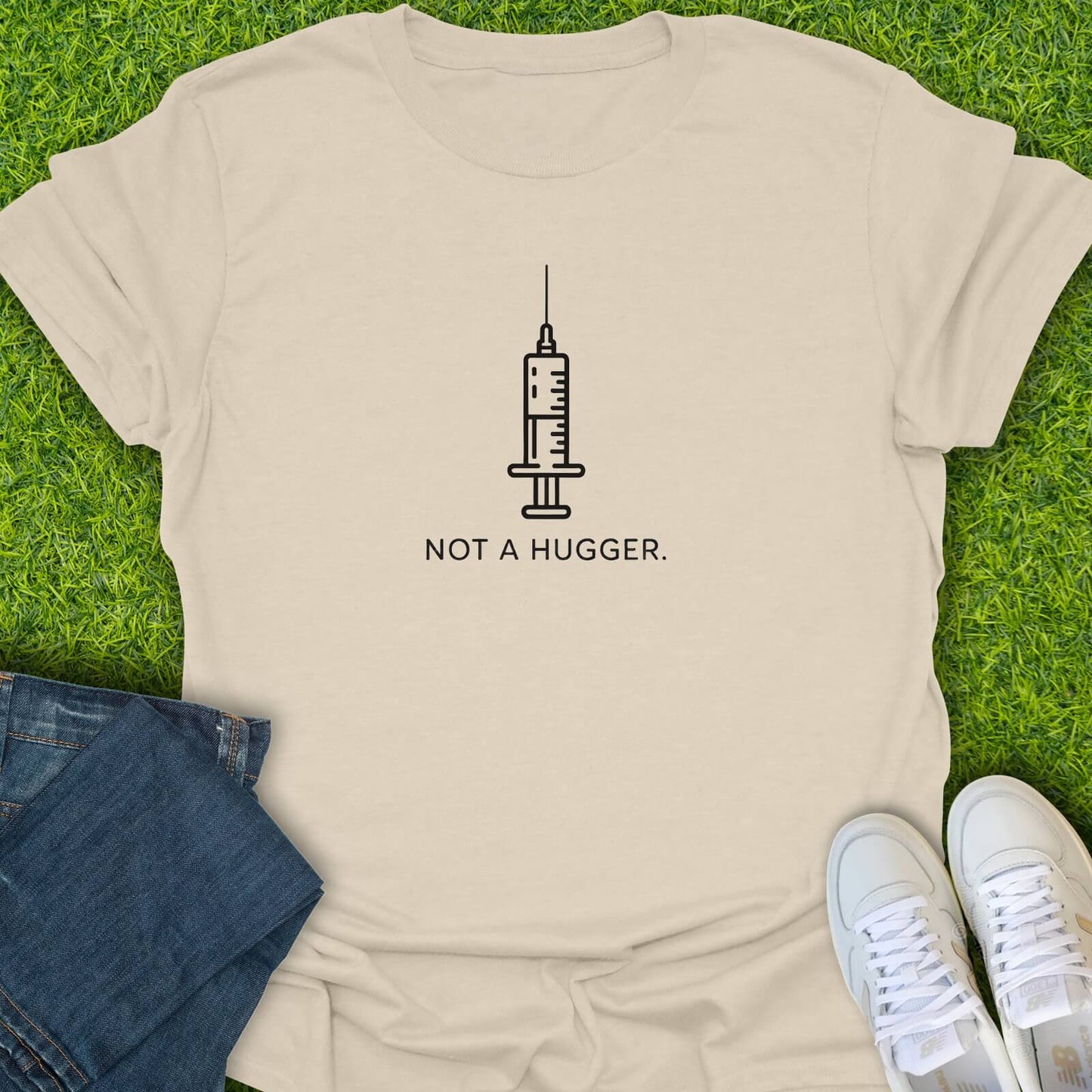 T-Shirt Natural / S Not A Hugger Tee