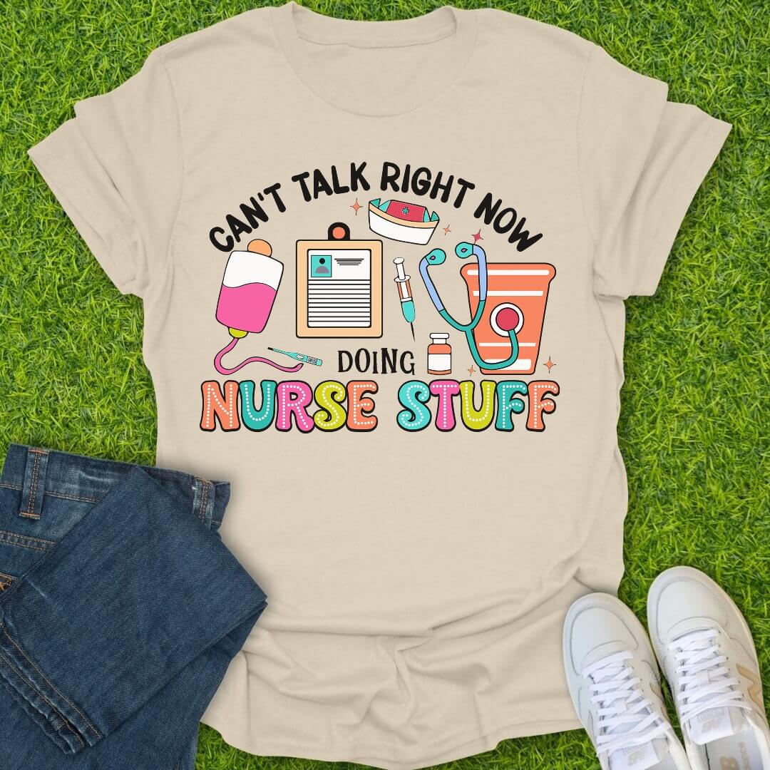 T-Shirt Natural / S Nurse Stuff Tee