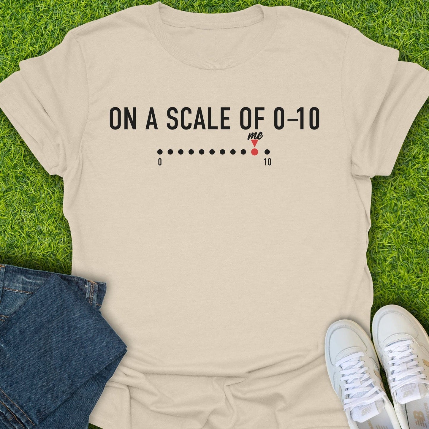 T-Shirt Natural / S On A Scale Tee