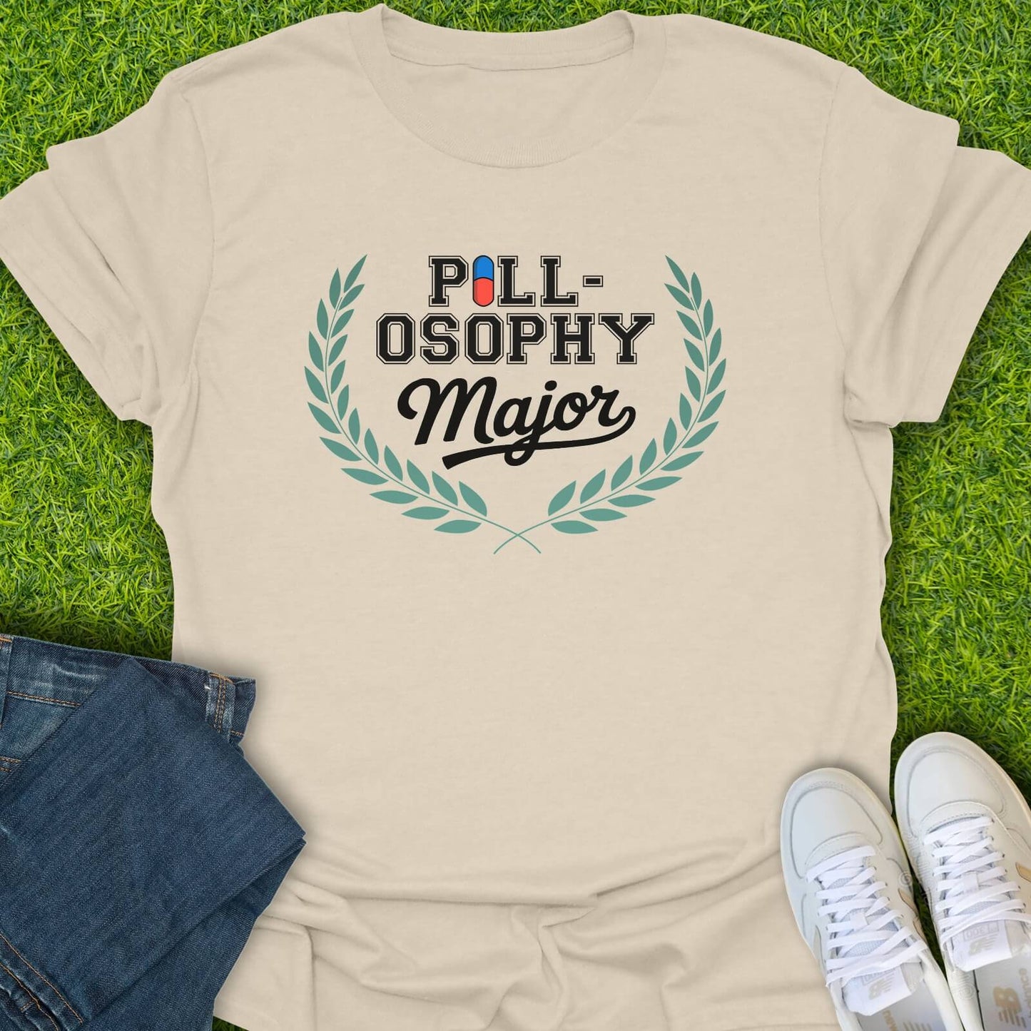 T-Shirt Natural / S Pillosophy Major Tee