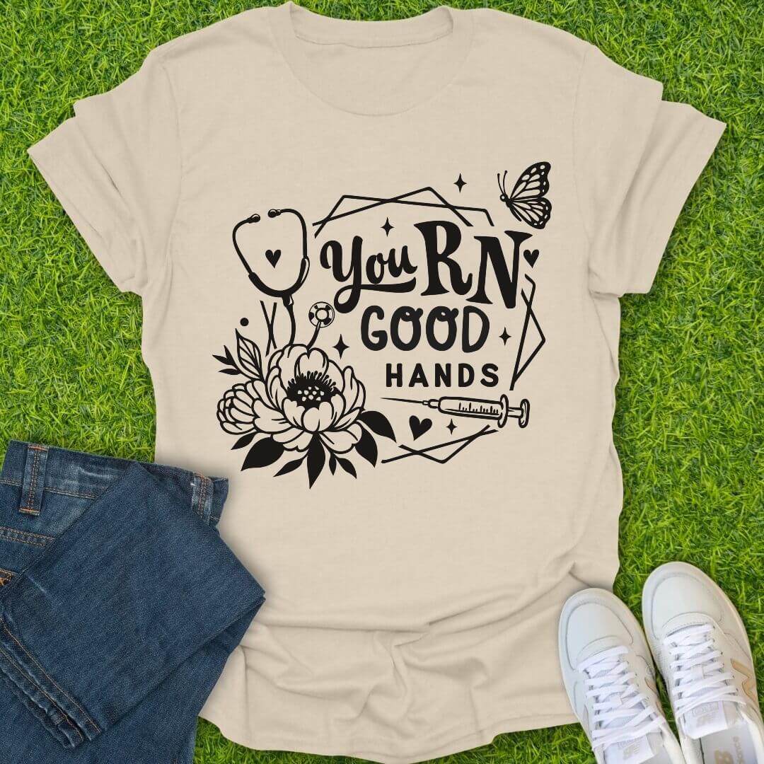 T-Shirt Natural / S RN Good Hands Tee