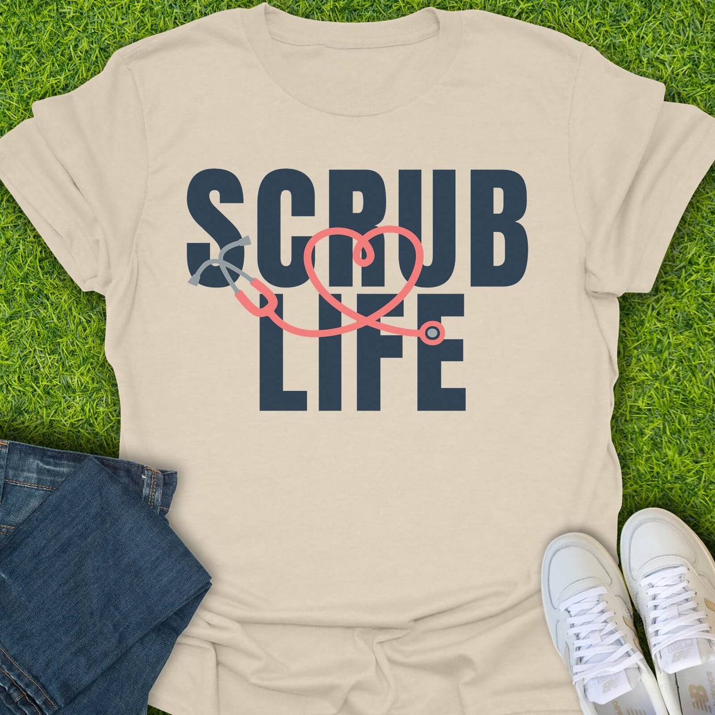 T-Shirt Natural / S Scrub Life Tee