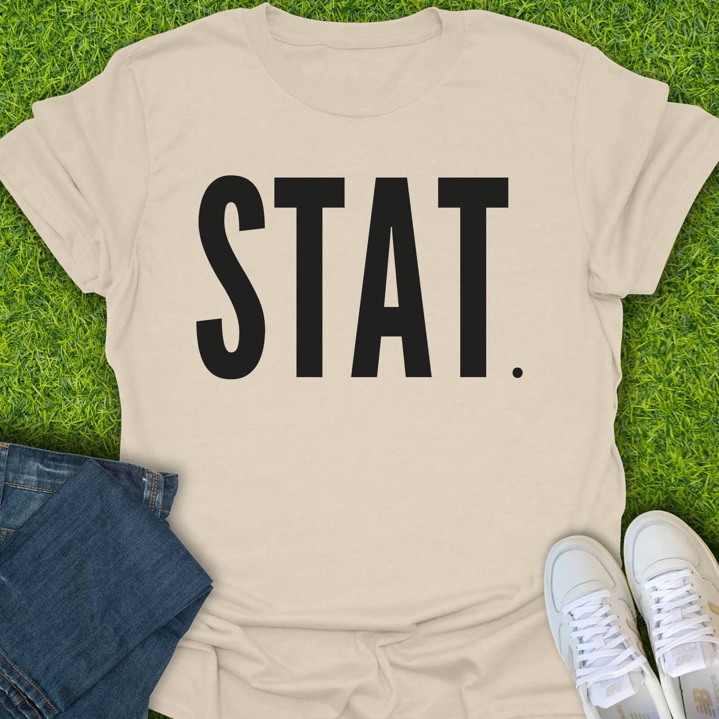 T-Shirt Natural / S Stat Tee