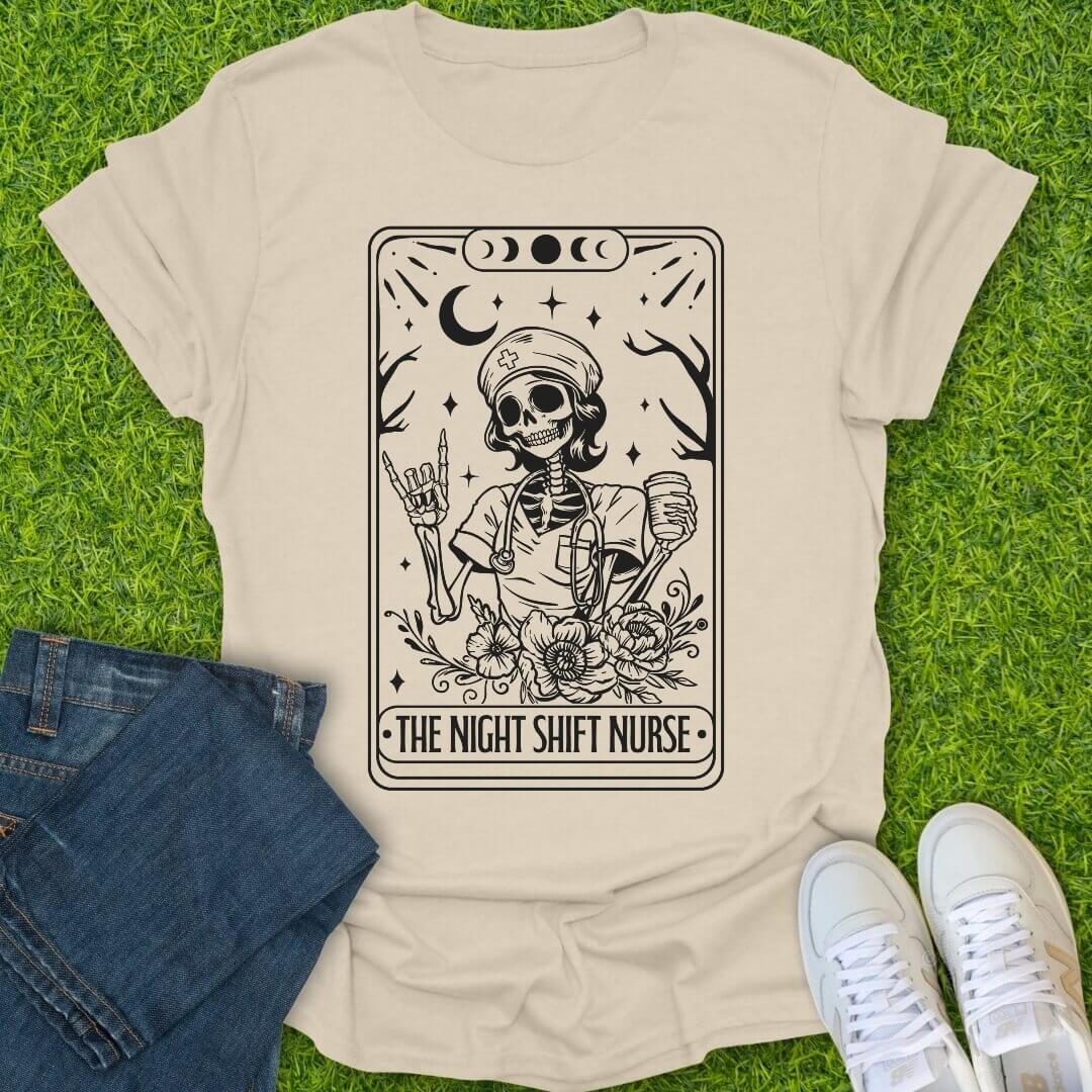T-Shirt Natural / S The Night Shift Nurse Tee