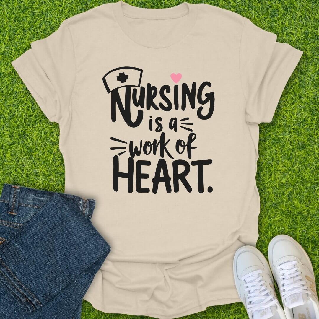 T-Shirt Natural / S Work of Heart Tee