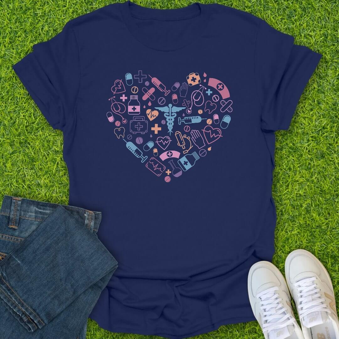 T-Shirt Navy / S All Heart Tee