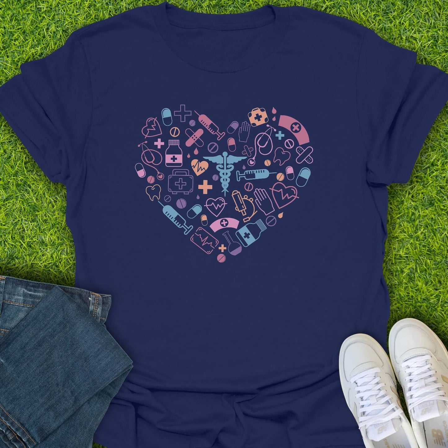 T-Shirt Navy / S All Heart Tee