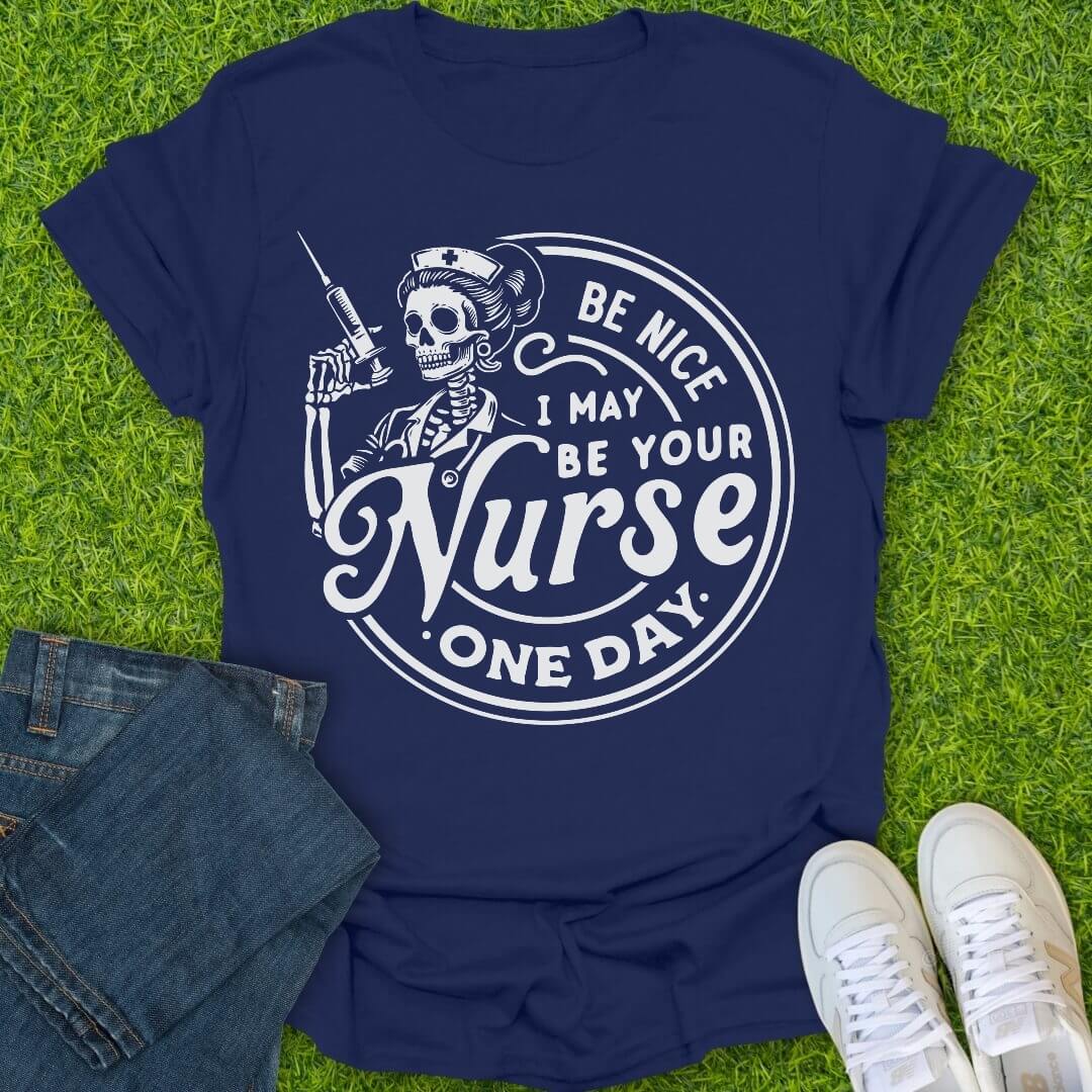 T-Shirt Navy / S Be Nice Tee