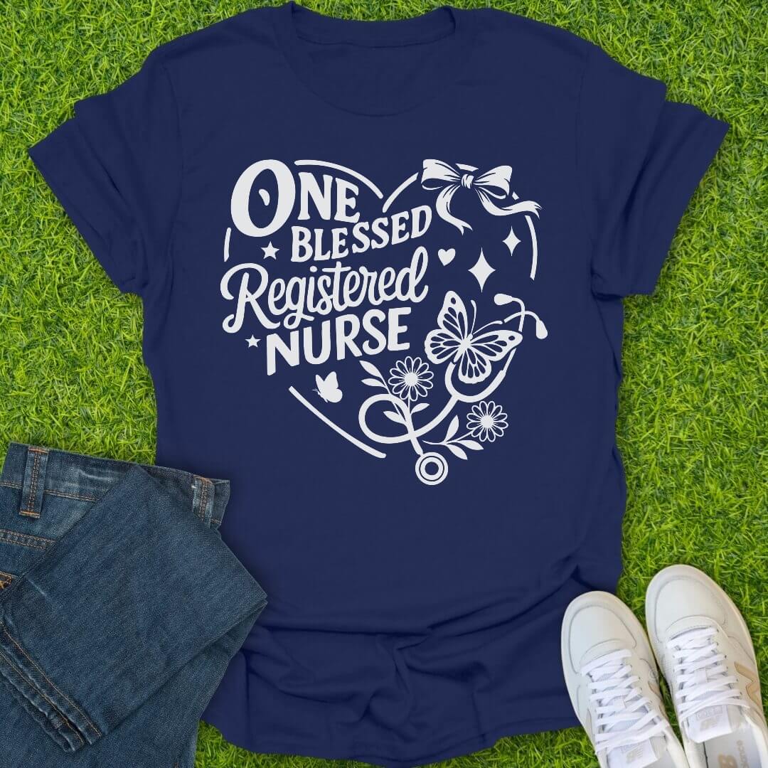 T-Shirt Navy / S Blessed RNTee