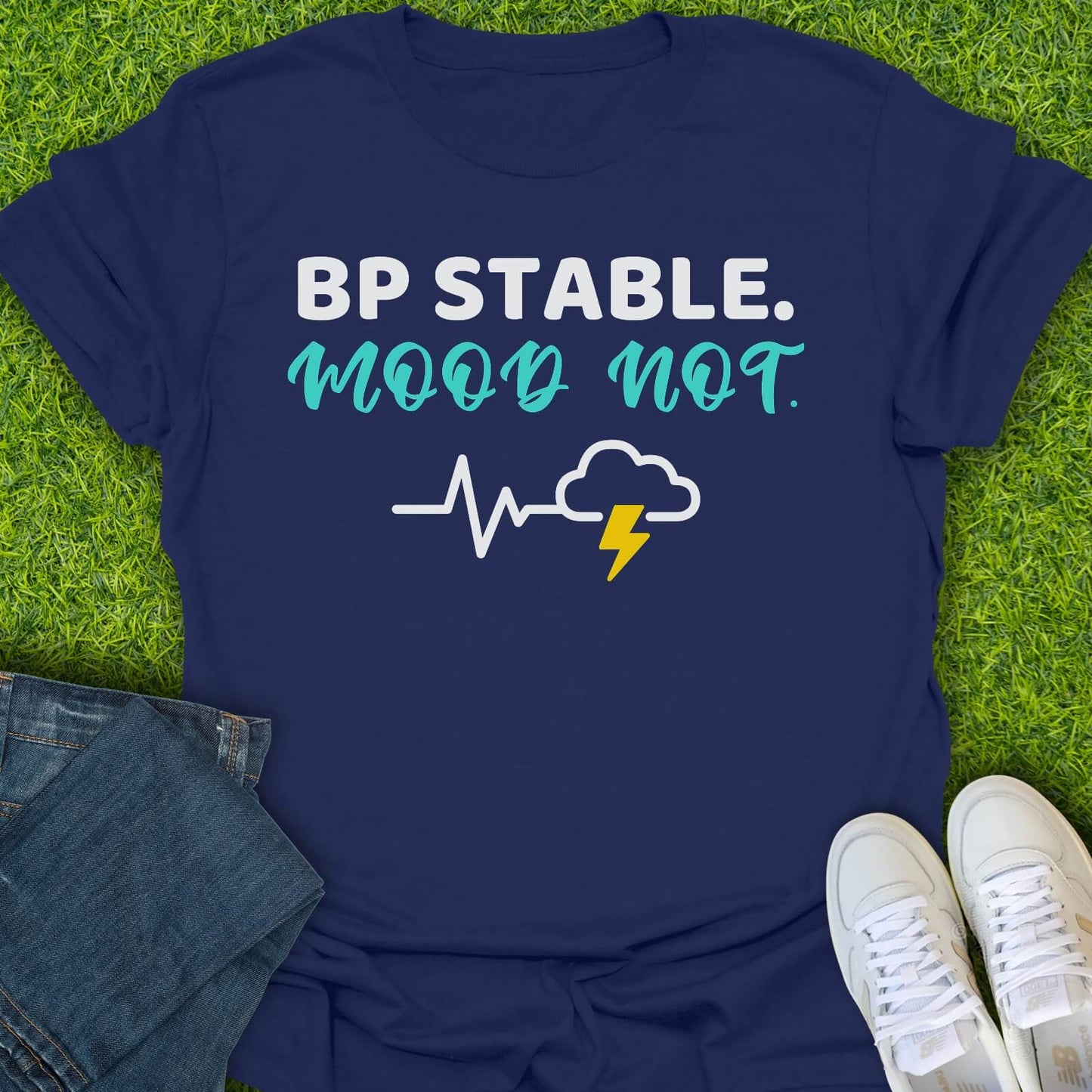 T-Shirt Navy / S BP Stable Mood Not Tee