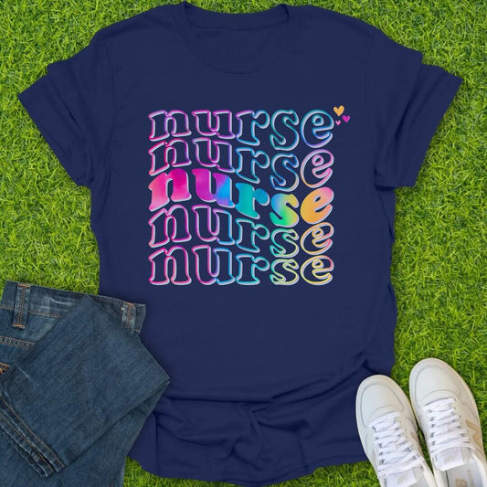 T-Shirt Navy / S Groovy Nurse Tee