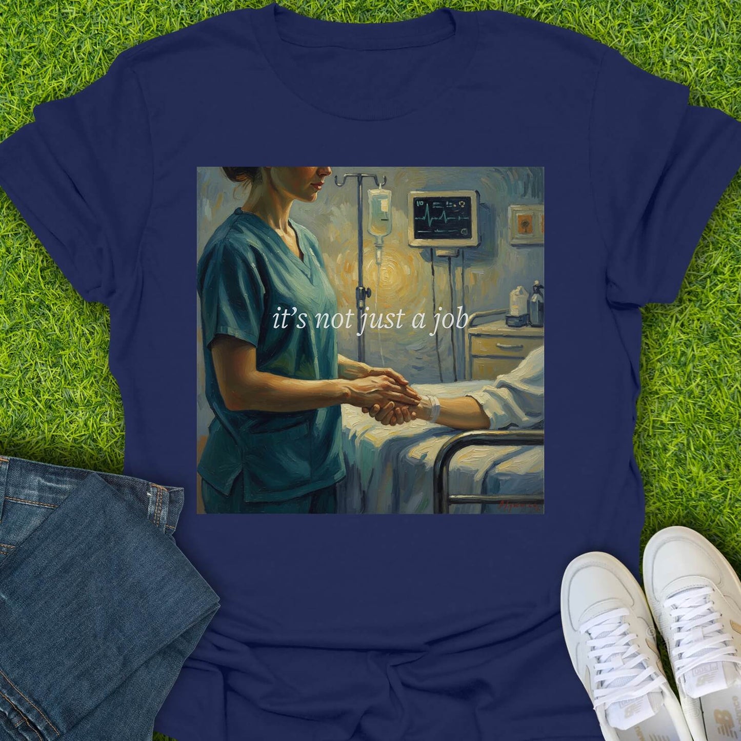 T-Shirt Navy / S It's Not Just A Job Tee