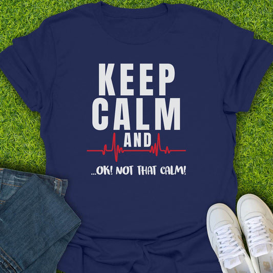 T-Shirt Navy / S Keep Calm Tee