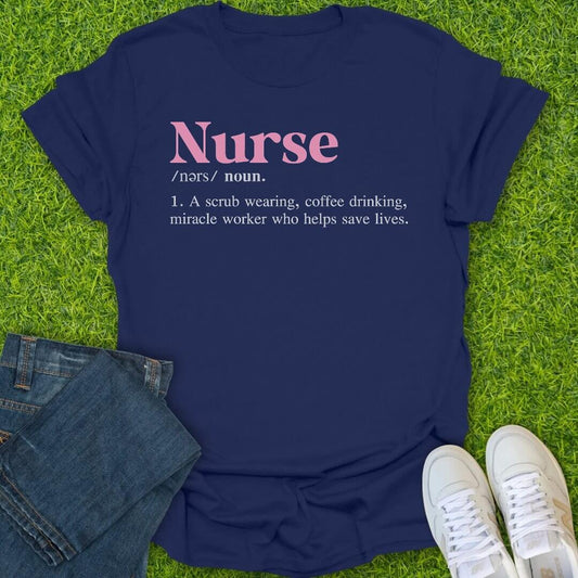 T-Shirt Navy / S Nurse Definition Tee