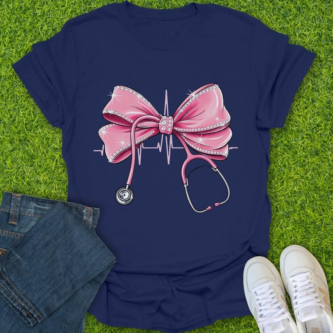 T-Shirt Navy / S Nurse Glam Tee