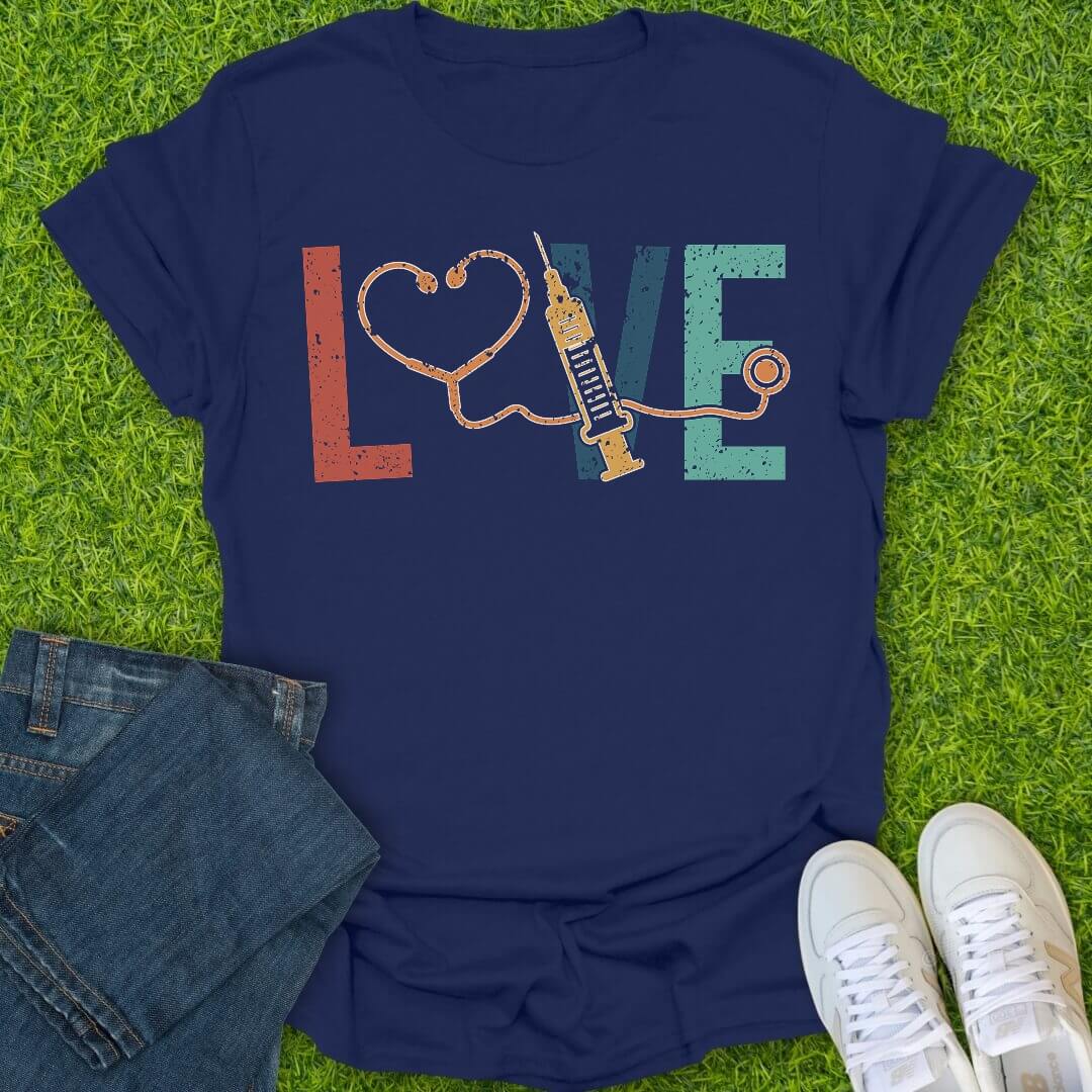 T-Shirt Navy / S Nurse Love Tee