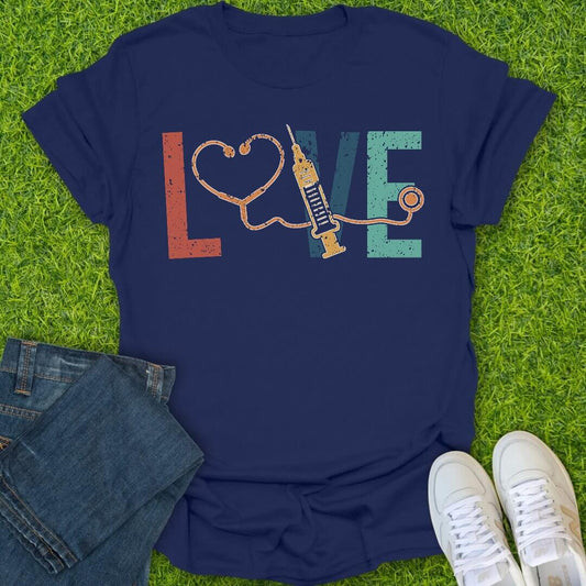 T-Shirt Navy / S Nurse Love Tee