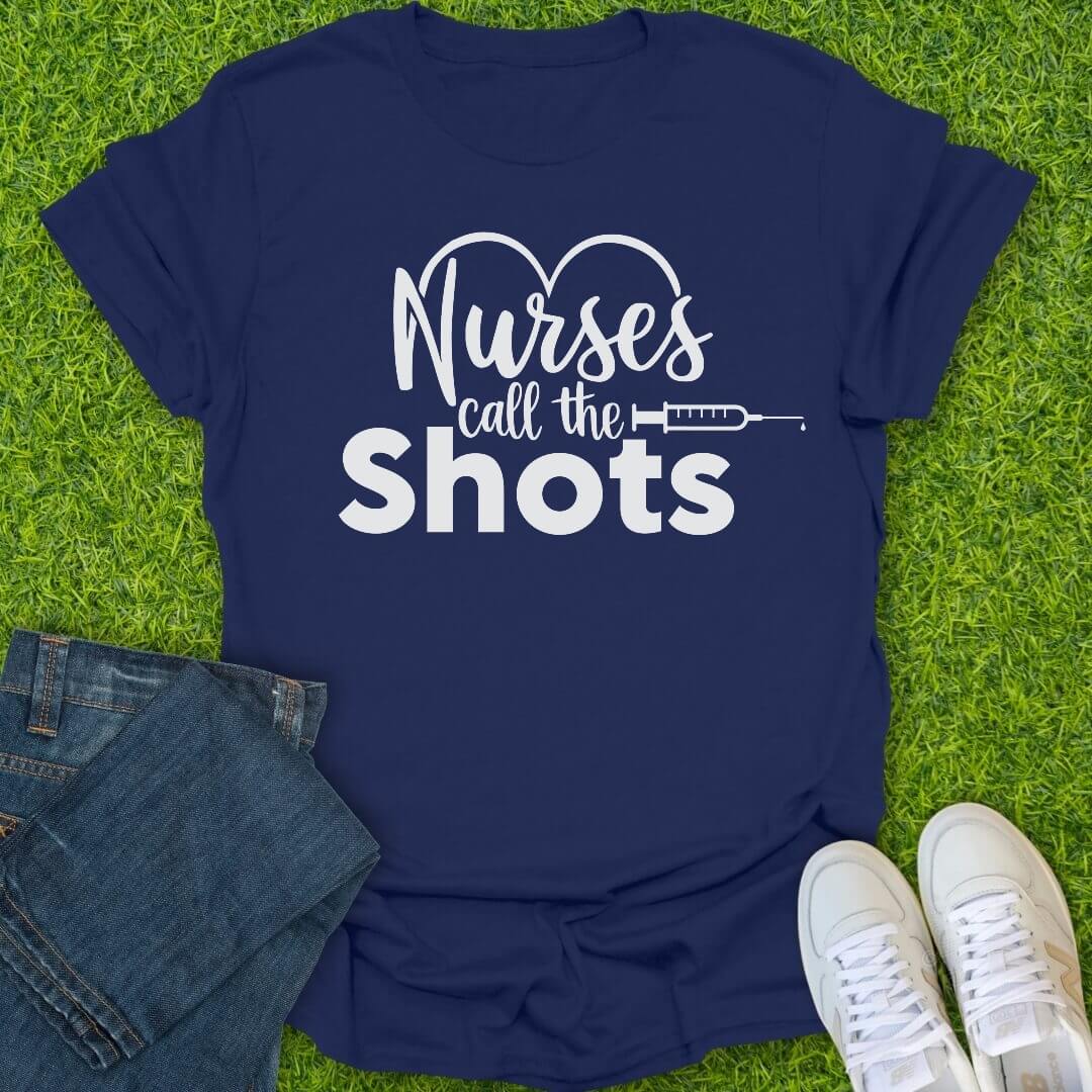T-Shirt Navy / S Nurses Call The Shots Tee