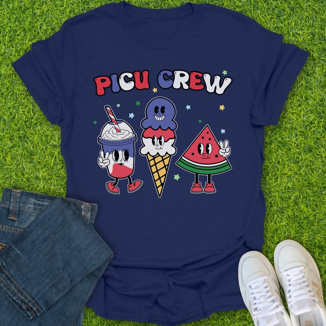 T-Shirt Navy / S PICU Crew Tee