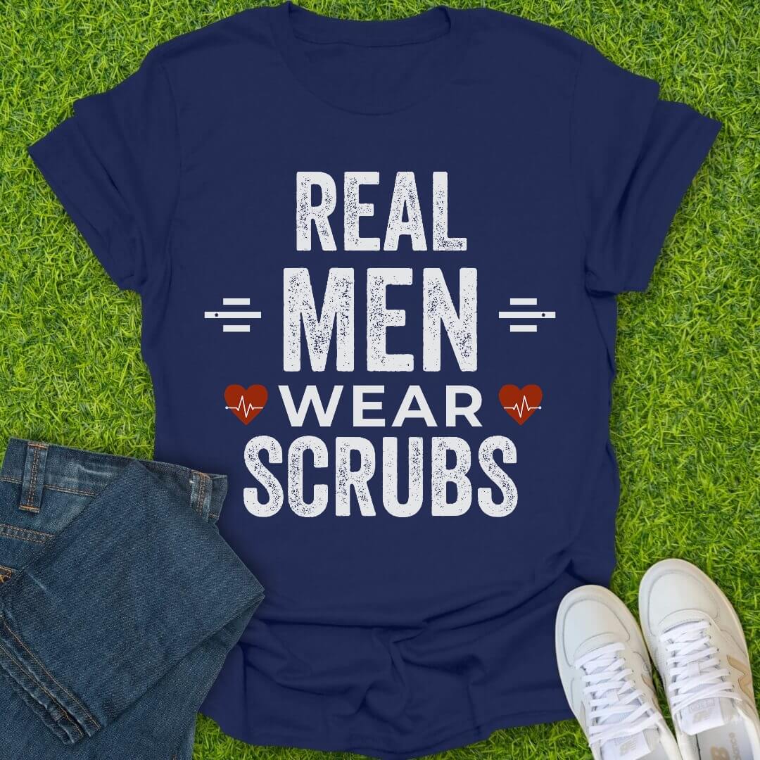 T-Shirt Navy / S Real Men Tee