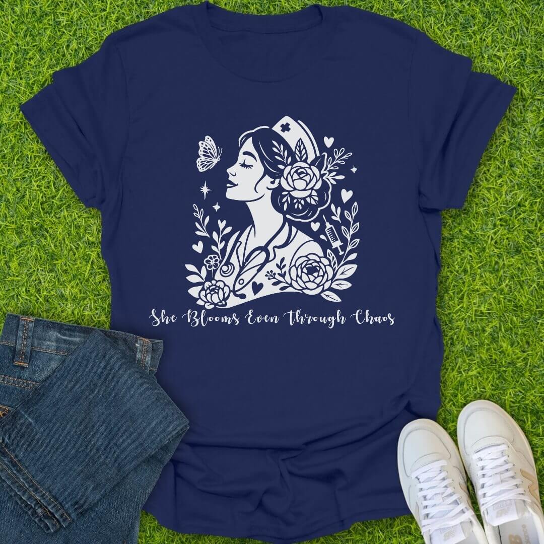 T-Shirt Navy / S Soft Strength Nurse Tee