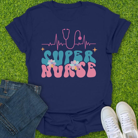 T-Shirt Navy / S Super Nurse Energy Tee