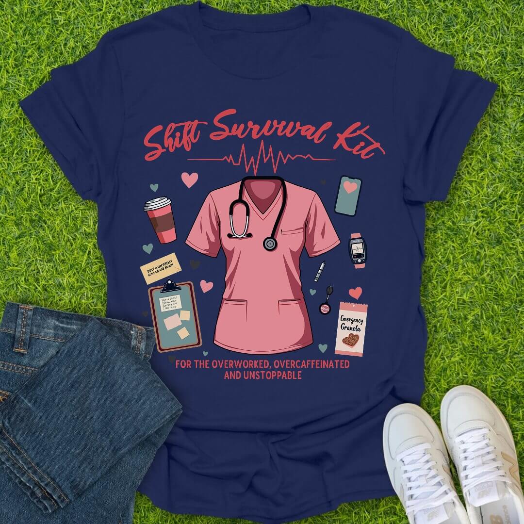 T-Shirt Navy / S Survival Kit Tee