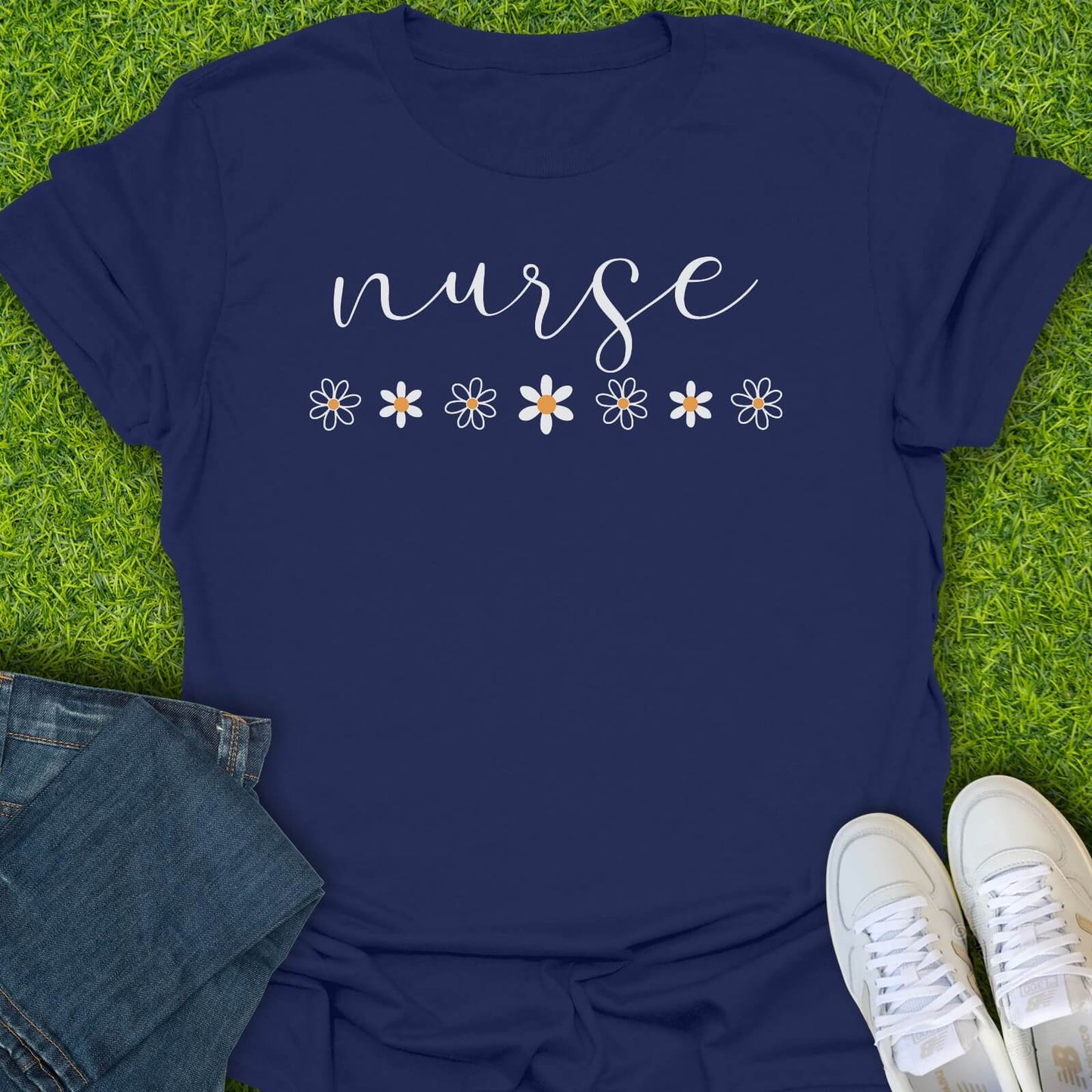 T-Shirt Navy / S The Daisy Nurse Tee