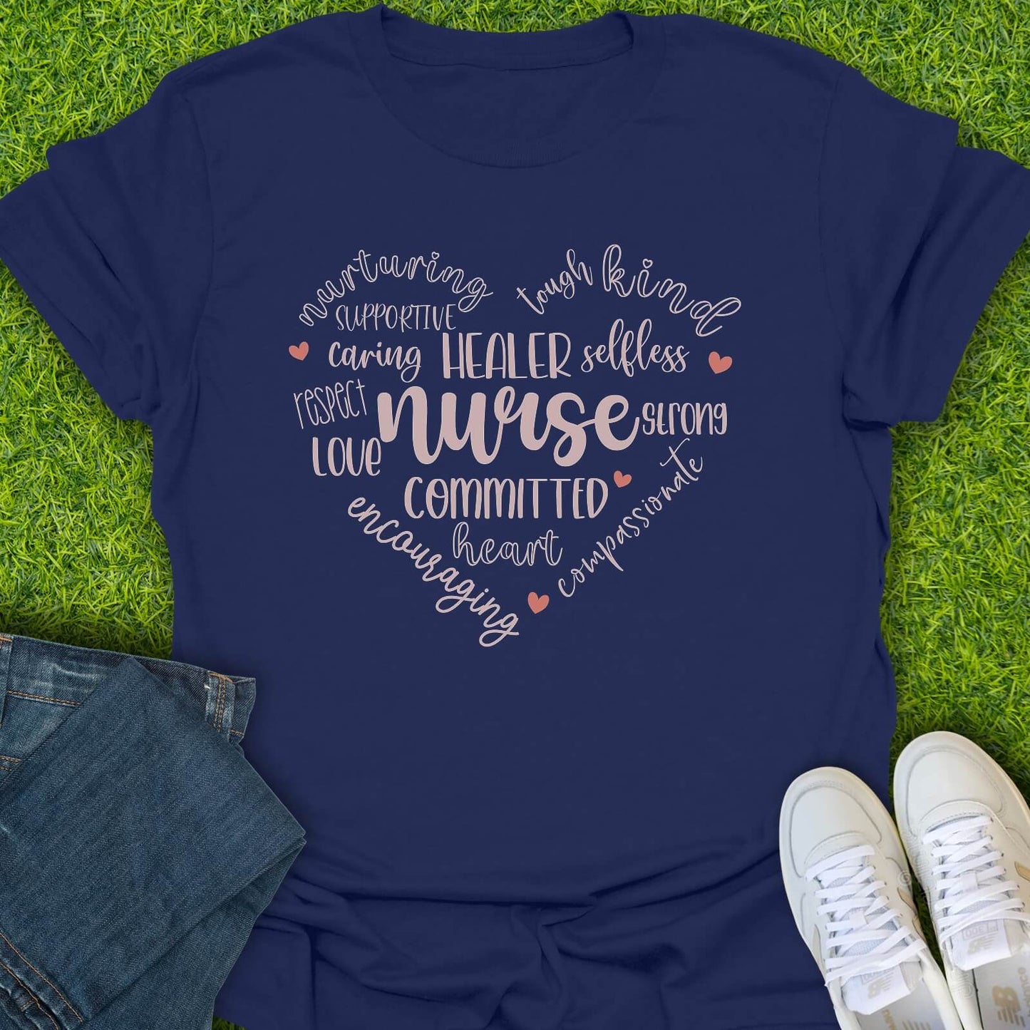 T-Shirt Navy / S The Heart That Heals Tee