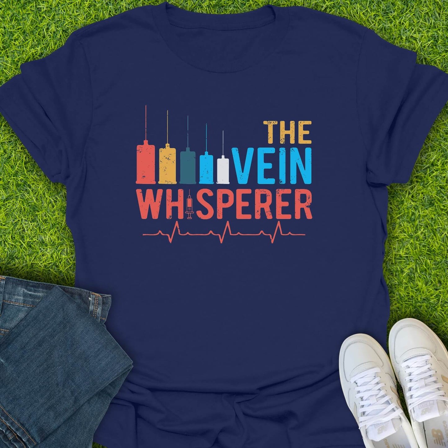 T-Shirt Navy / S The Vein Whispherer Tee