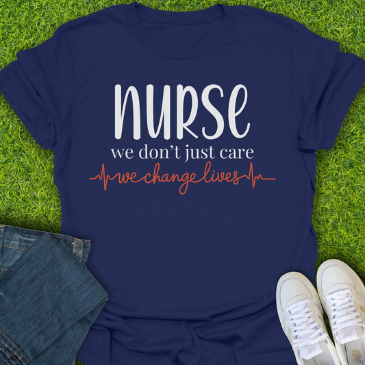 T-Shirt Navy / S We Change Lives Tee