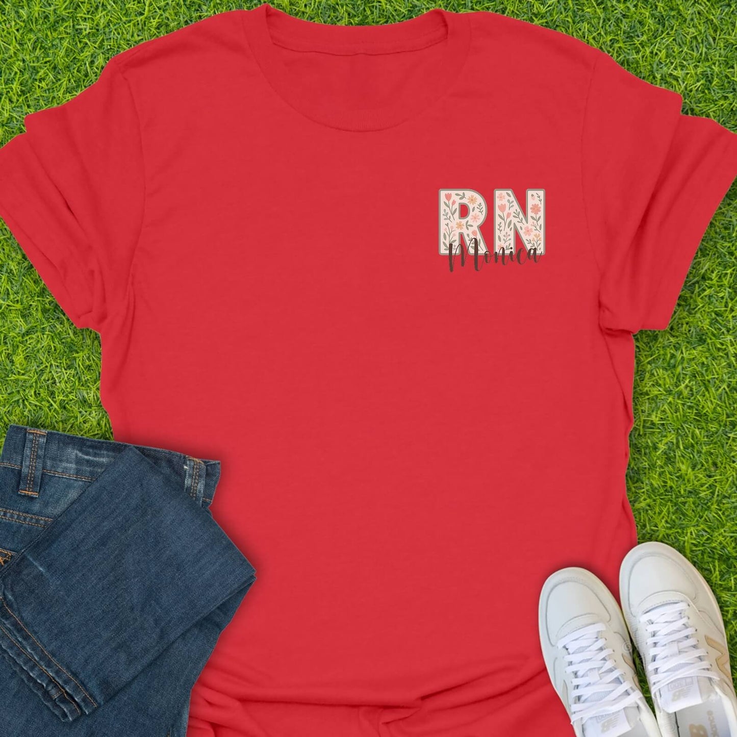 T-Shirt Red / S Custom RN Tee