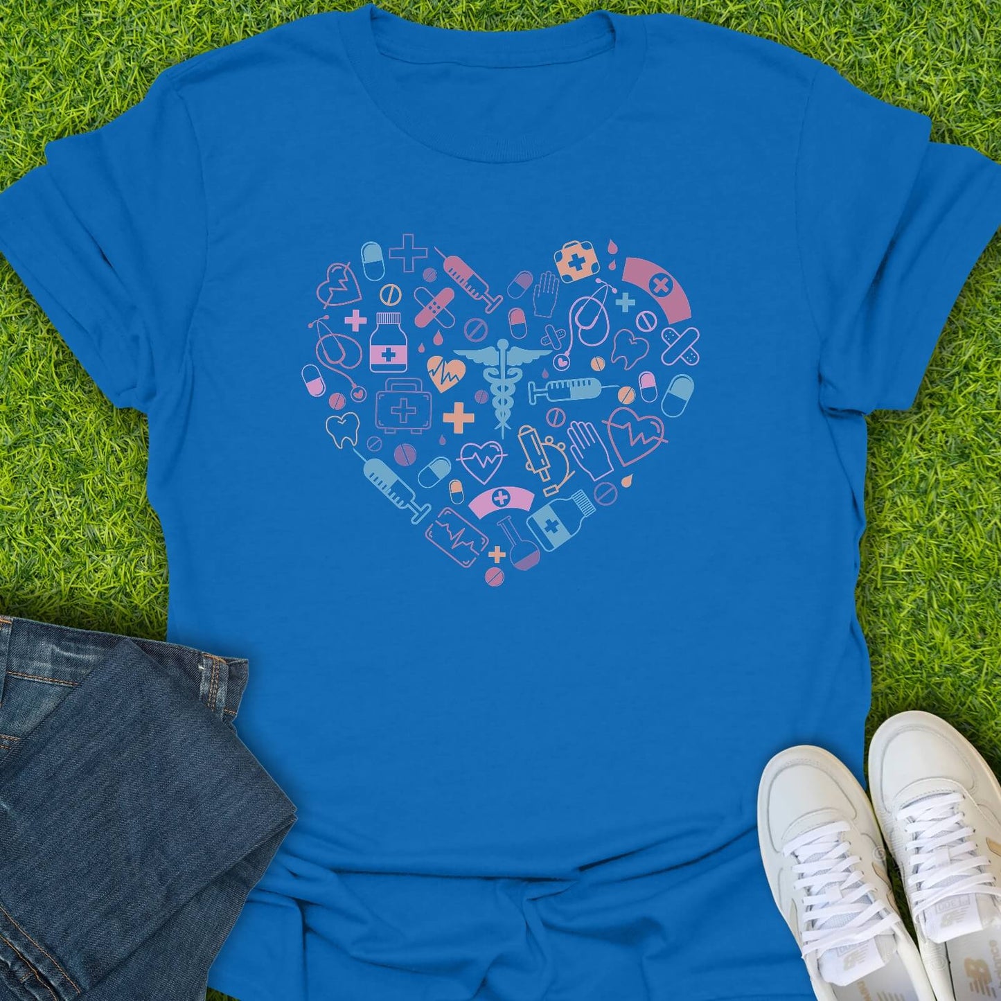 T-Shirt Royal / S All Heart Tee