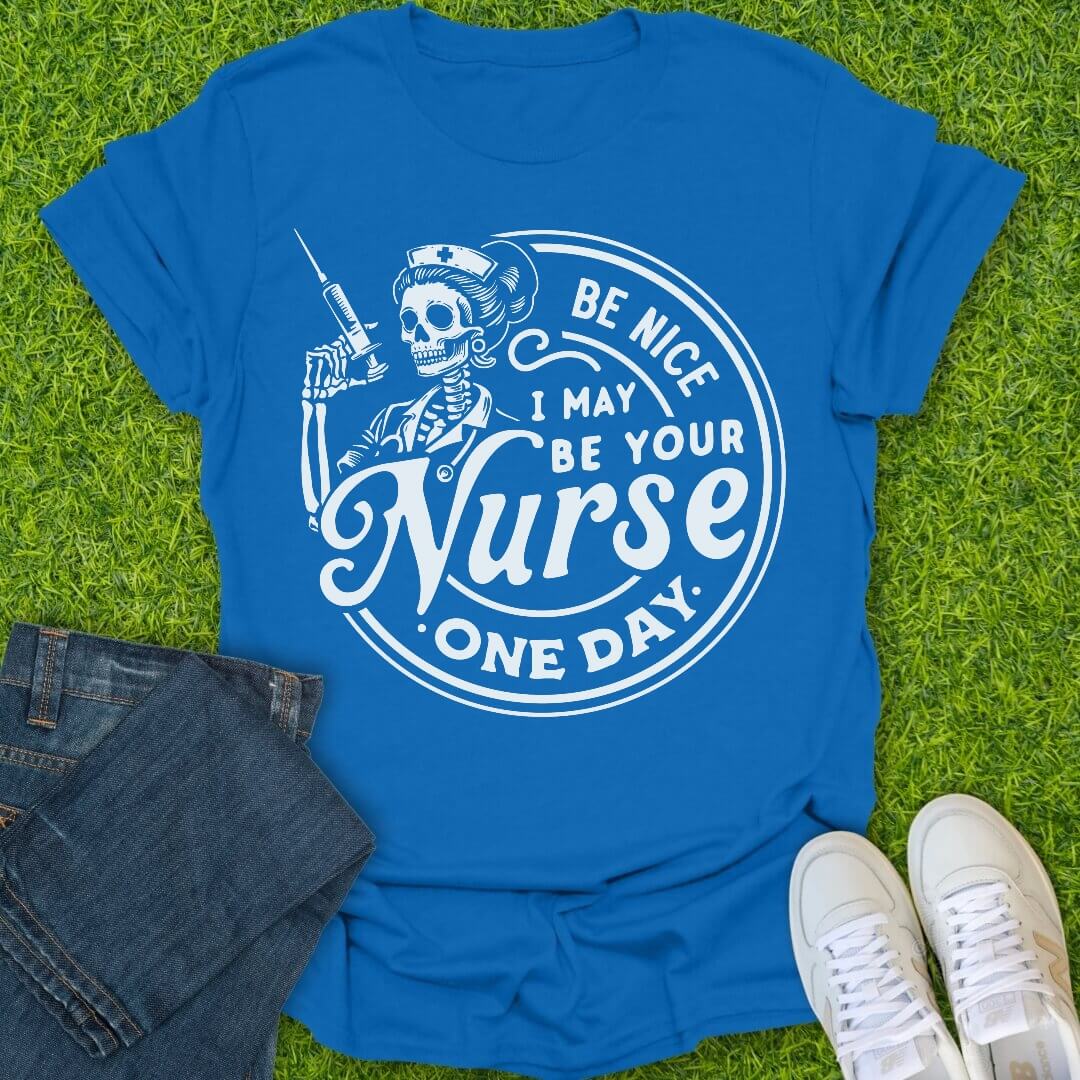 T-Shirt Royal / S Be Nice Tee