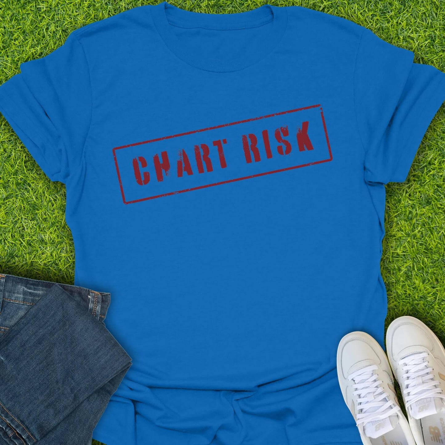 T-Shirt Royal / S Chart Risk Tee